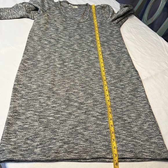 Madewell Midi Sweater Dress Cotton Blend Heather Grey Small - Picture 6 of 8